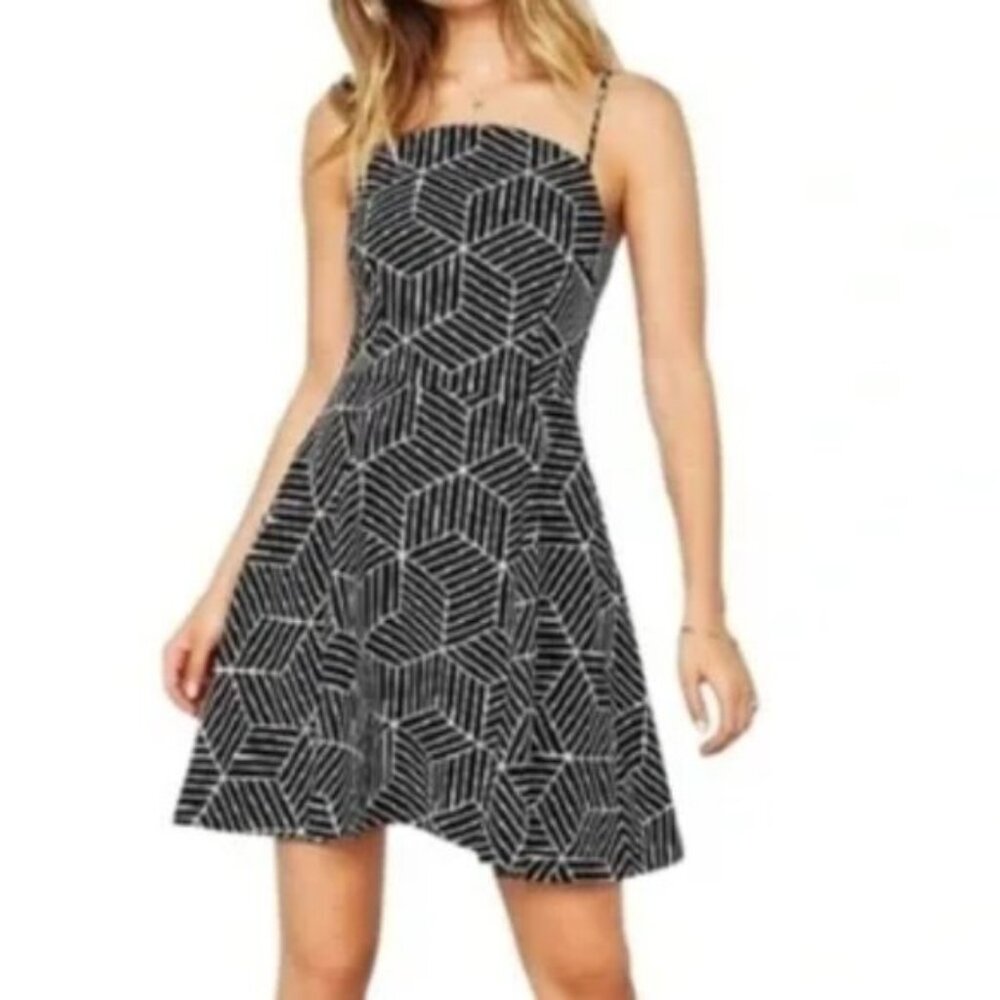 Keepsake the Label Black and White Mini dress, Size M